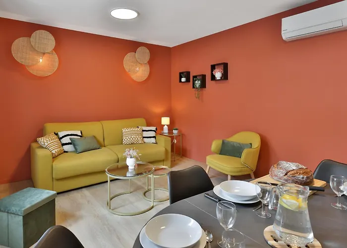 Lejlighed Le Chic & Raffine - Terrasse & Climatise